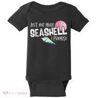 Just One More Seashell I Promise Beach Conch Collector Baby Bodysuit thumb 0
