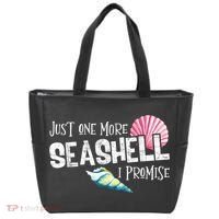 Just One More Seashell I Promise Beach Conch Collector Tote Bag thumb 0