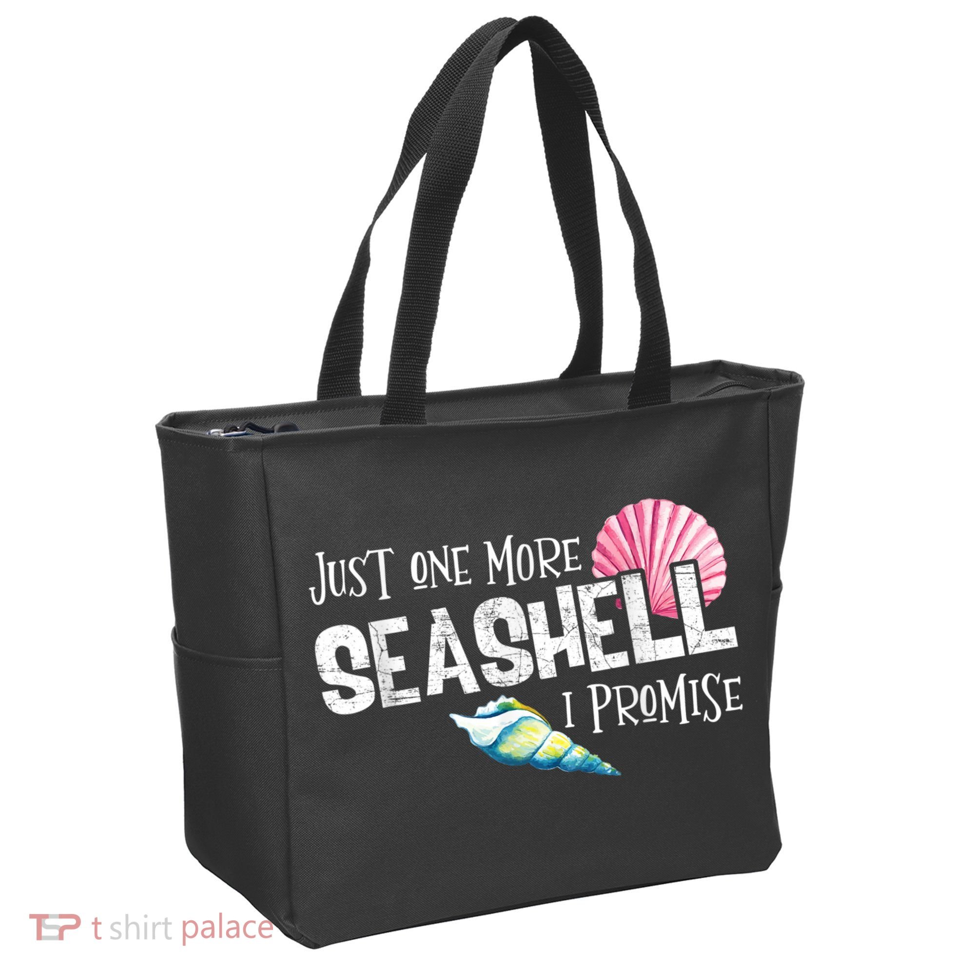 Just One More Seashell I Promise Beach Conch Collector Tote Bag
