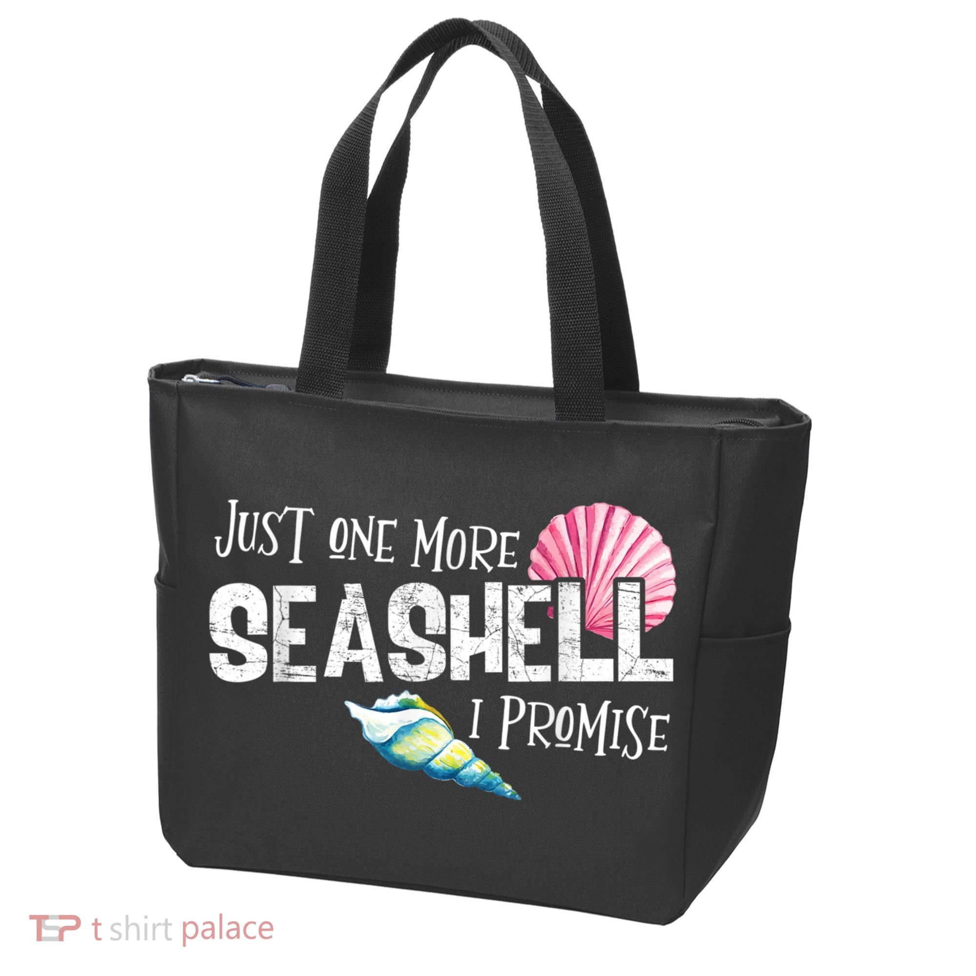 Just One More Seashell I Promise Beach Conch Collector Tote Bag
