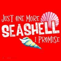 Just One More Seashell I Promise Beach Conch Collector Santa Hat thumb 1