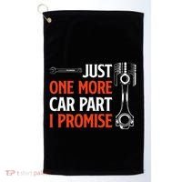 Just One More Car Part I Promise Car Enthusiast Gift Golf Towel thumb 0