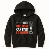 Just One More Car Part I Promise Car Enthusiast Gift Kids Hoodie thumb 0