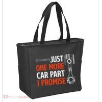 Just One More Car Part I Promise Car Enthusiast Gift Tote Bag thumb 2