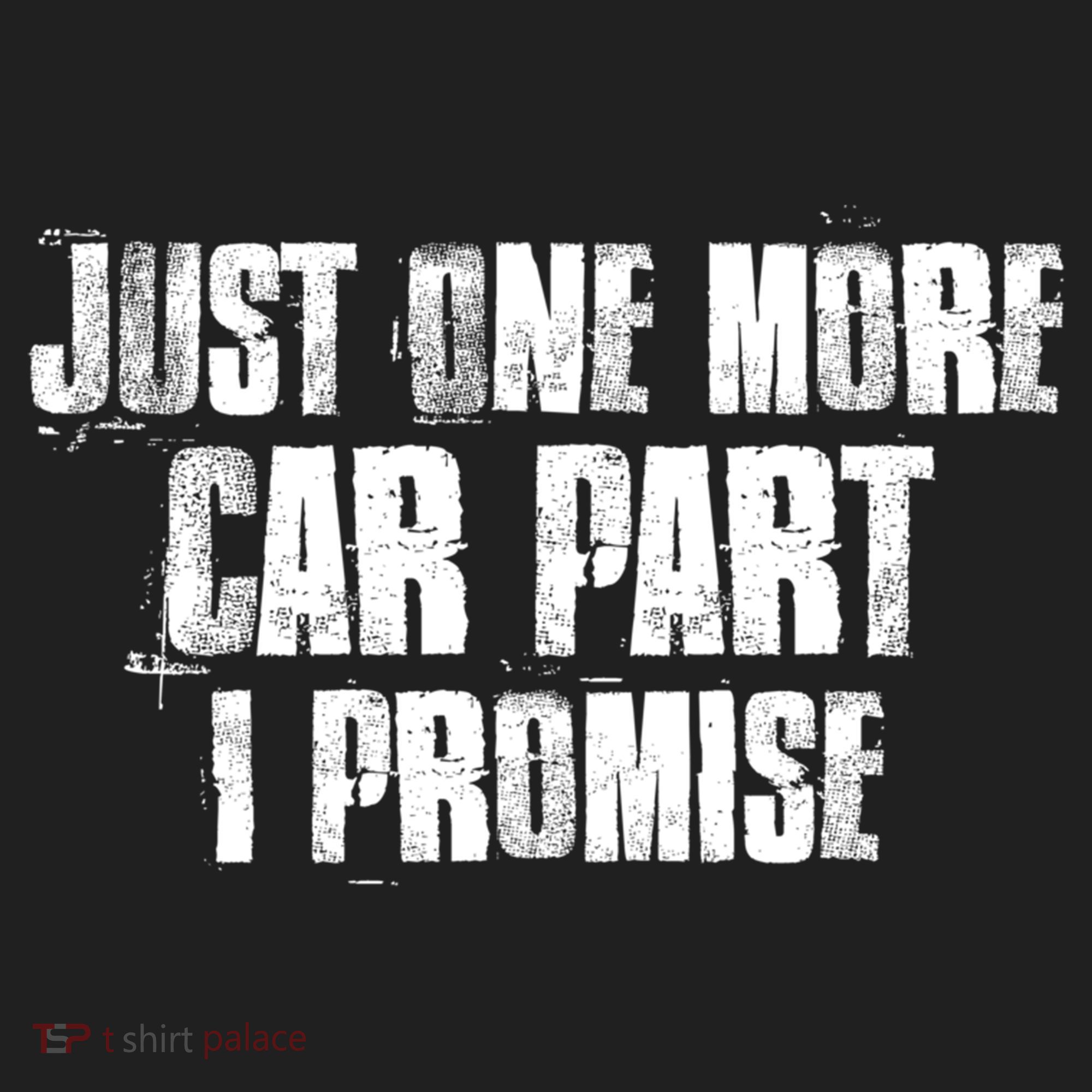 Just One More Car Part I Promise Funny Garage Mechanics Funny Gift Golf Towel