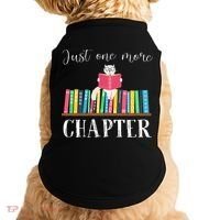 Just One More Chapter Cat Reading Book Bookworm Cat Hc Doggie Tank thumb 0
