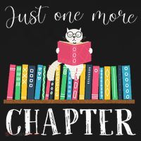 Just One More Chapter Cat Reading Book Bookworm Cat Hc Hoodie thumb 7