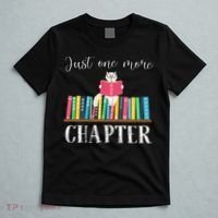 Just One More Chapter Cat Reading Book Bookworm Cat Hc T-Shirt thumb 5
