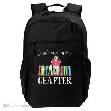 Just One More Chapter Cat Reading Book Bookworm Cat Hc Backpack