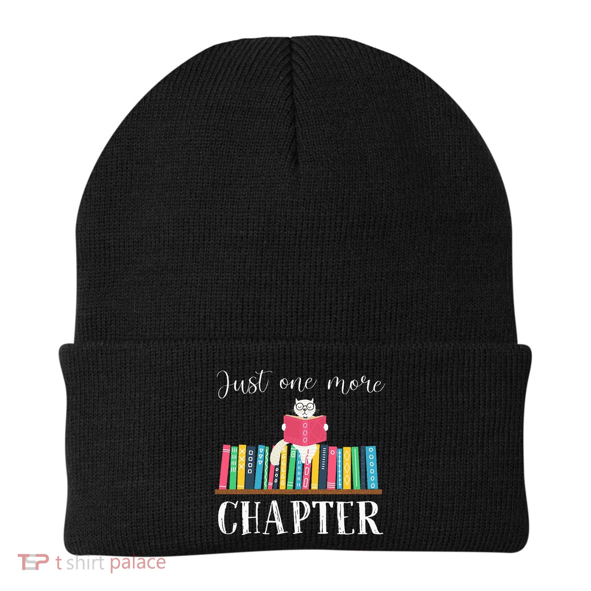 Just One More Chapter Cat Reading Book Bookworm Cat Hc Beanie
