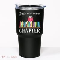 Just One More Chapter Cat Reading Book Bookworm Cat Hc Tumbler thumb 0