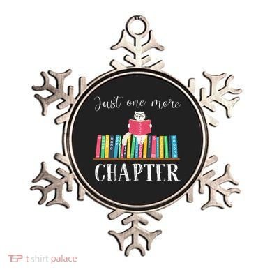 Just One More Chapter Cat Reading Book Bookworm Cat Hc Ornament