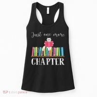 Just One More Chapter Cat Reading Book Bookworm Cat Hc Women's Tank Top thumb 0