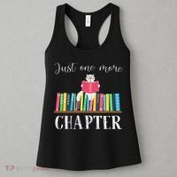 Just One More Chapter Cat Reading Book Bookworm Cat Hc Women's Tank Top thumb 3
