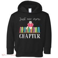 Just One More Chapter Cat Reading Book Bookworm Cat Hc Toddler Hoodie thumb 0