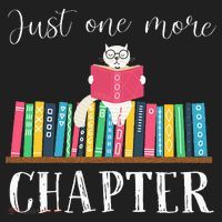 Just One More Chapter Cat Reading Book Bookworm Cat Hc Golf Towel thumb 3