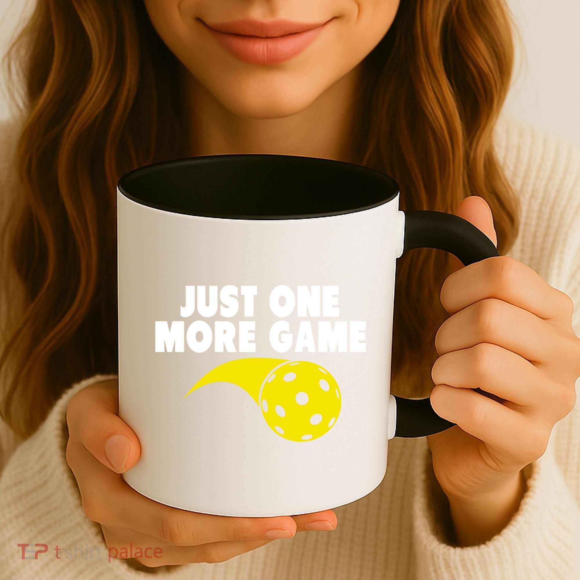 Just One More Game Pickleball Gift Great Gift Coffee Mug