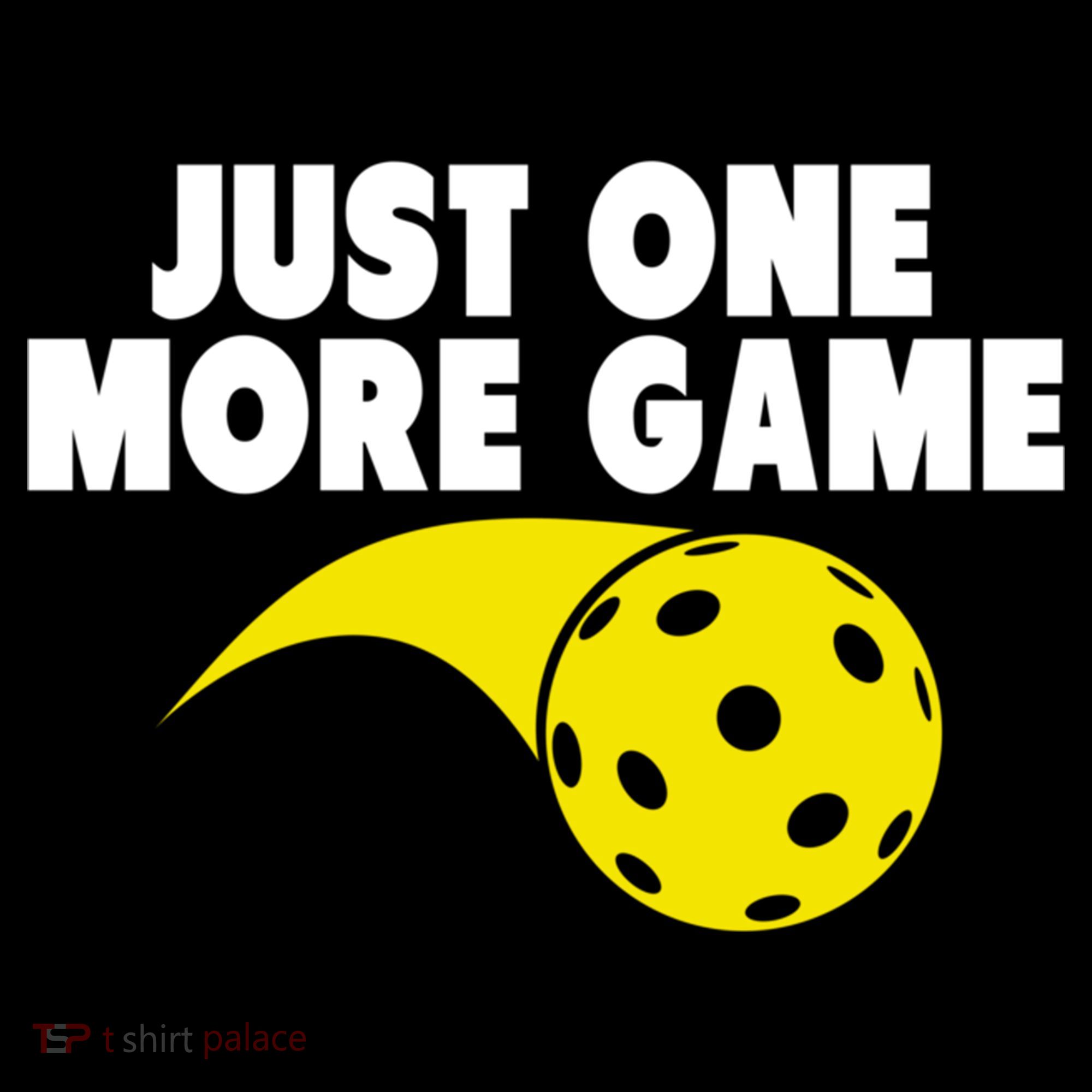 Just One More Game Pickleball Gift Great Gift Women's Hoodie