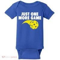 Just One More Game Pickleball Gift Great Gift Baby Bodysuit thumb 0