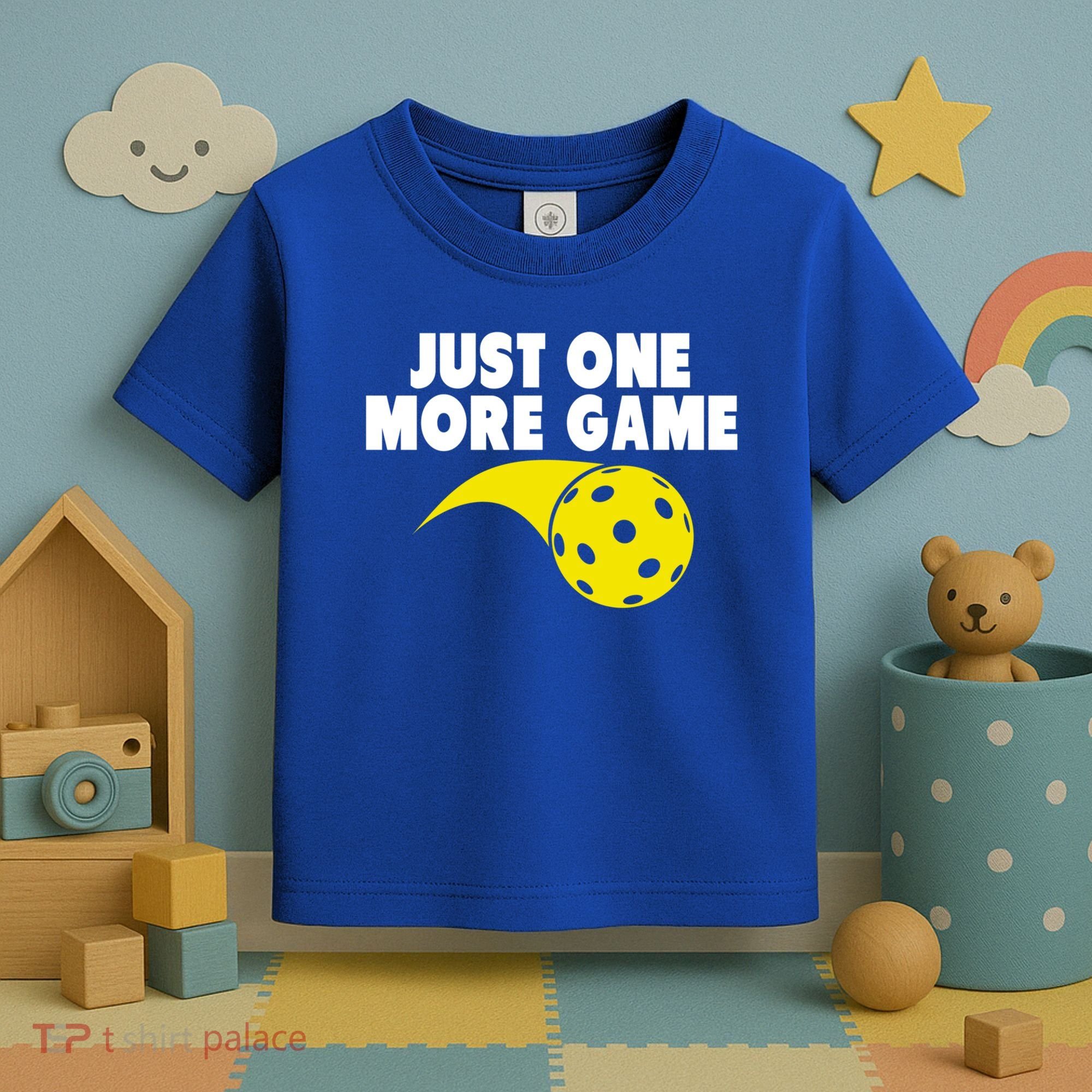 Just One More Game Pickleball Gift Great Gift Toddler T-Shirt