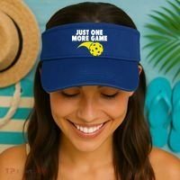 Just One More Game Pickleball Gift Great Gift Visor thumb 2