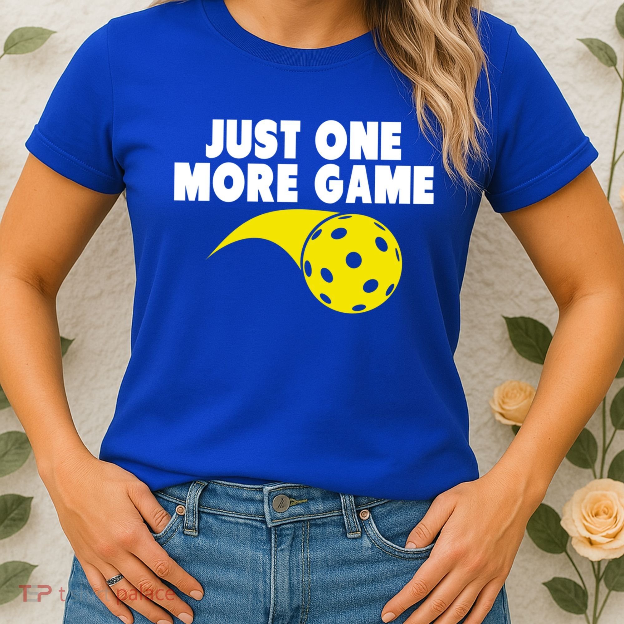 Just One More Game Pickleball Gift Great Gift Women's T-Shirt