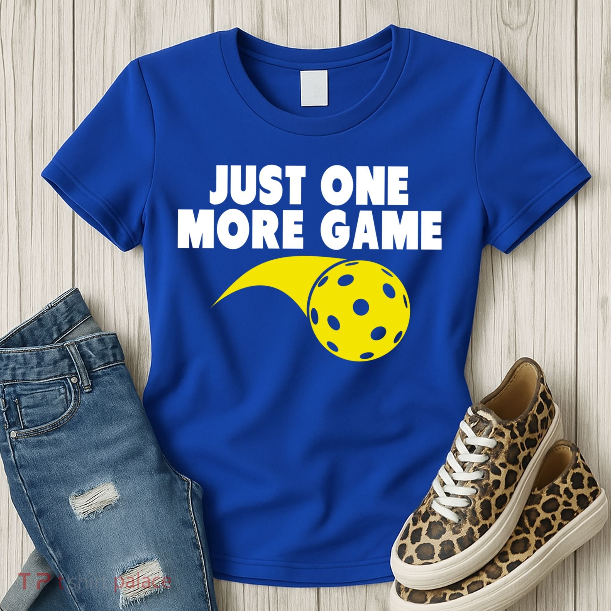 Just One More Game Pickleball Gift Great Gift Women's T-Shirt
