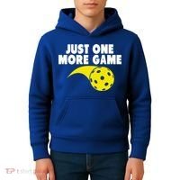 Just One More Game Pickleball Gift Great Gift Kids Hoodie thumb 4