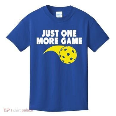 Just One More Game Pickleball Gift Great Gift Kids T-Shirt