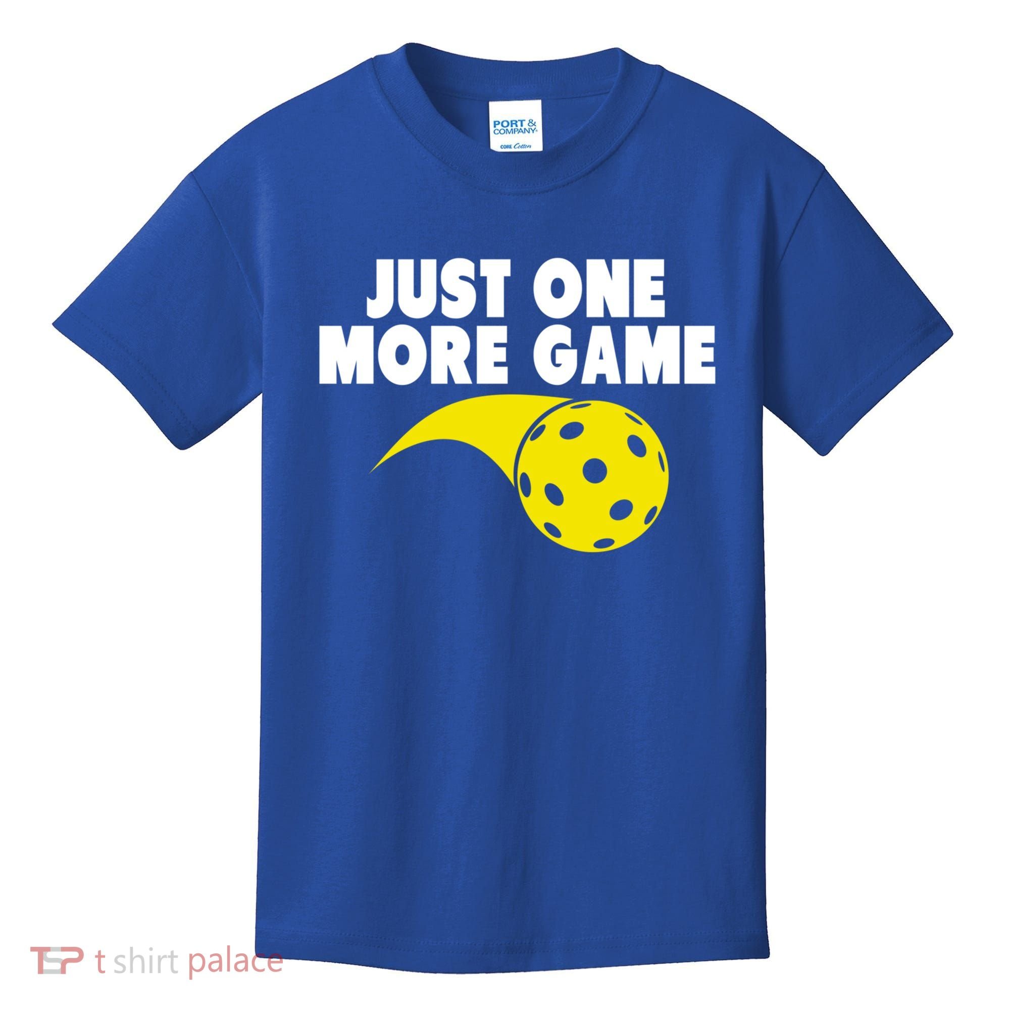 Just One More Game Pickleball Gift Great Gift Kids T-Shirt