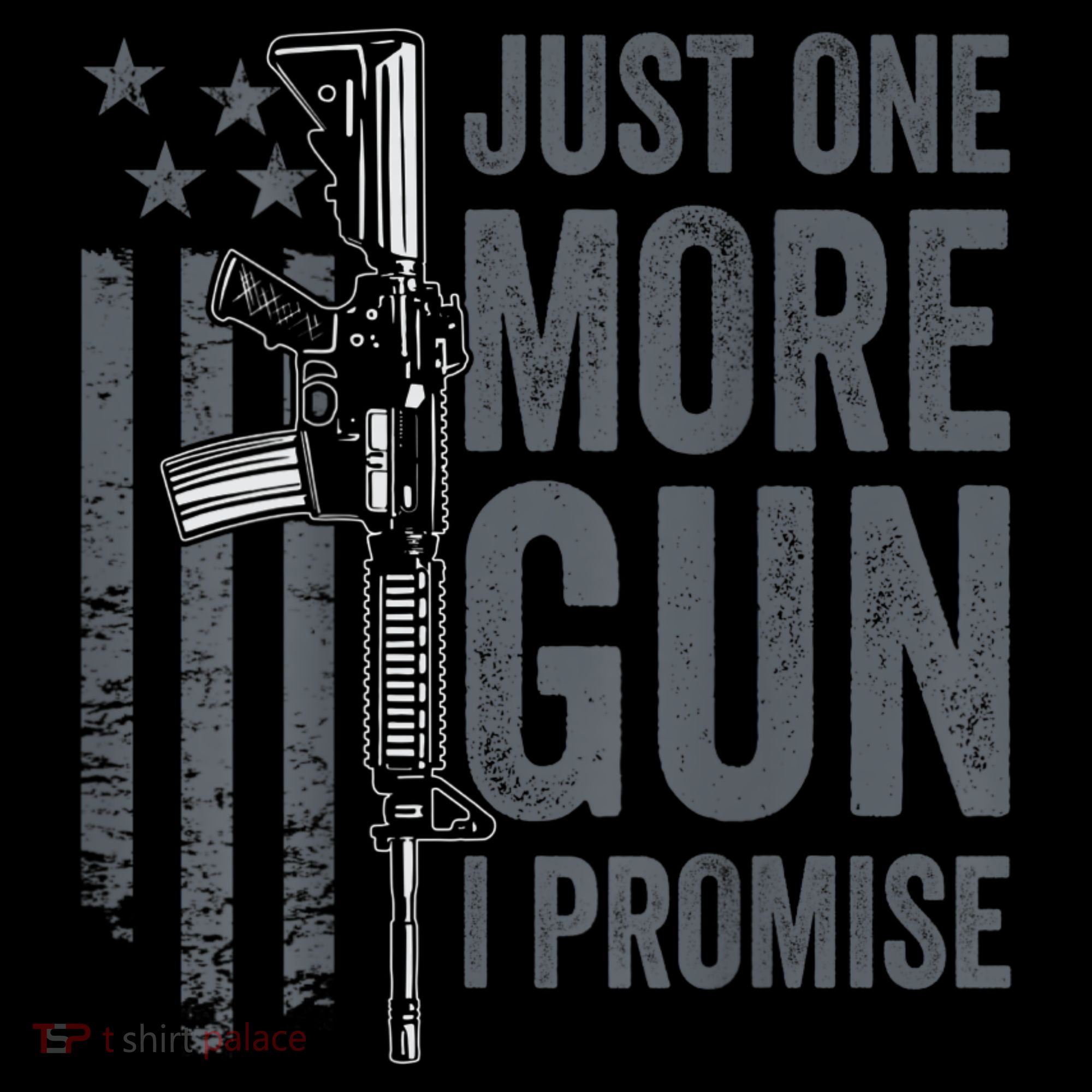 Just One More Gun I Promise Funny Guns Joke ON BACK Coffee Mug