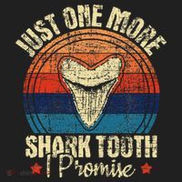 Just One More Shark Tooth I Promise Retro Fossil Beanie thumb 2