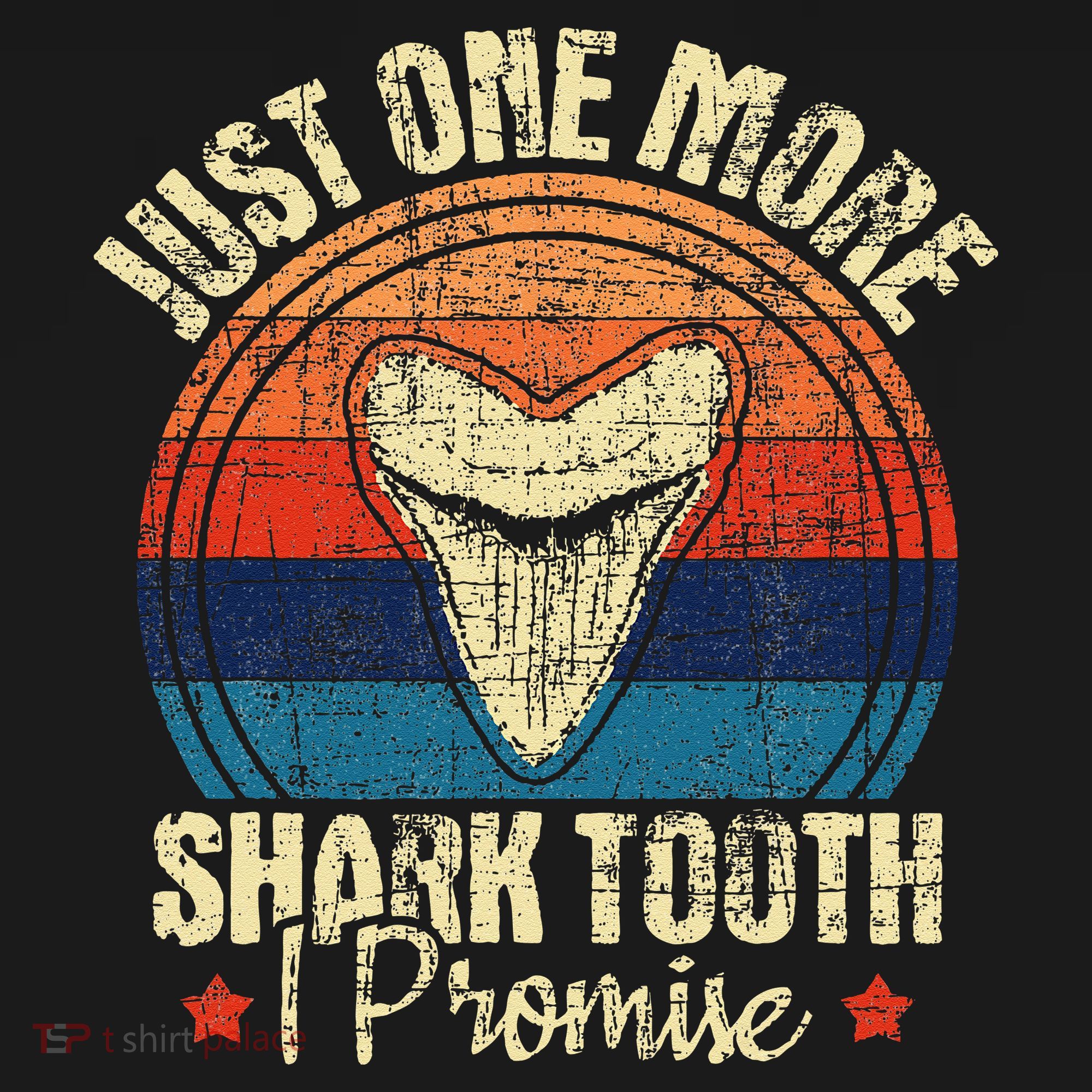 Just One More Shark Tooth I Promise Retro Fossil Women's Hoodie