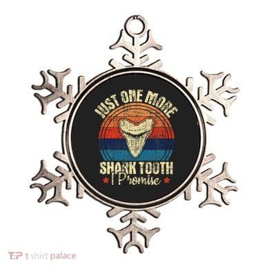 Just One More Shark Tooth I Promise Retro Fossil Ornament