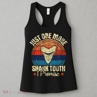 Just One More Shark Tooth I Promise Retro Fossil Women's Tank Top thumb 3