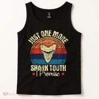 Just One More Shark Tooth I Promise Retro Fossil Tank Top thumb 2