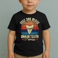 Just One More Shark Tooth I Promise Retro Fossil Toddler T-Shirt thumb 2