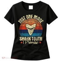 Just One More Shark Tooth I Promise Retro Fossil Women's T-Shirt thumb 0