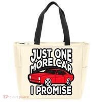 Just one more Car I promise Turbo Wheel Auto Engine Garage  Tote Bag thumb 0