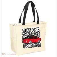 Just one more Car I promise Turbo Wheel Auto Engine Garage  Tote Bag thumb 2