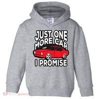 Just one more Car I promise Turbo Wheel Auto Engine Garage  Toddler Hoodie thumb 0