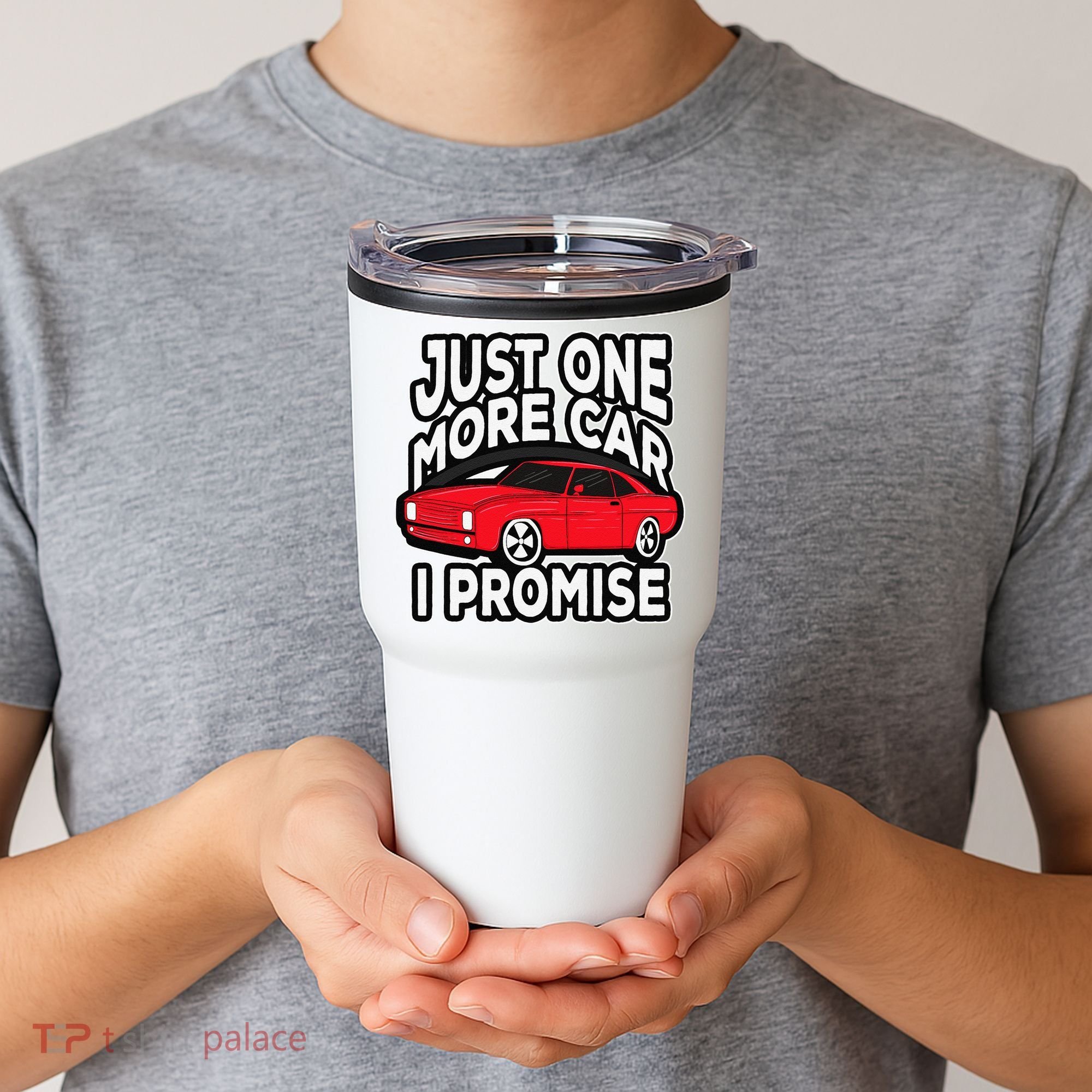 Just one more Car I promise Turbo Wheel Auto Engine Garage  Tumbler