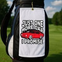Just one more Car I promise Turbo Wheel Auto Engine Garage  Golf Towel thumb 2