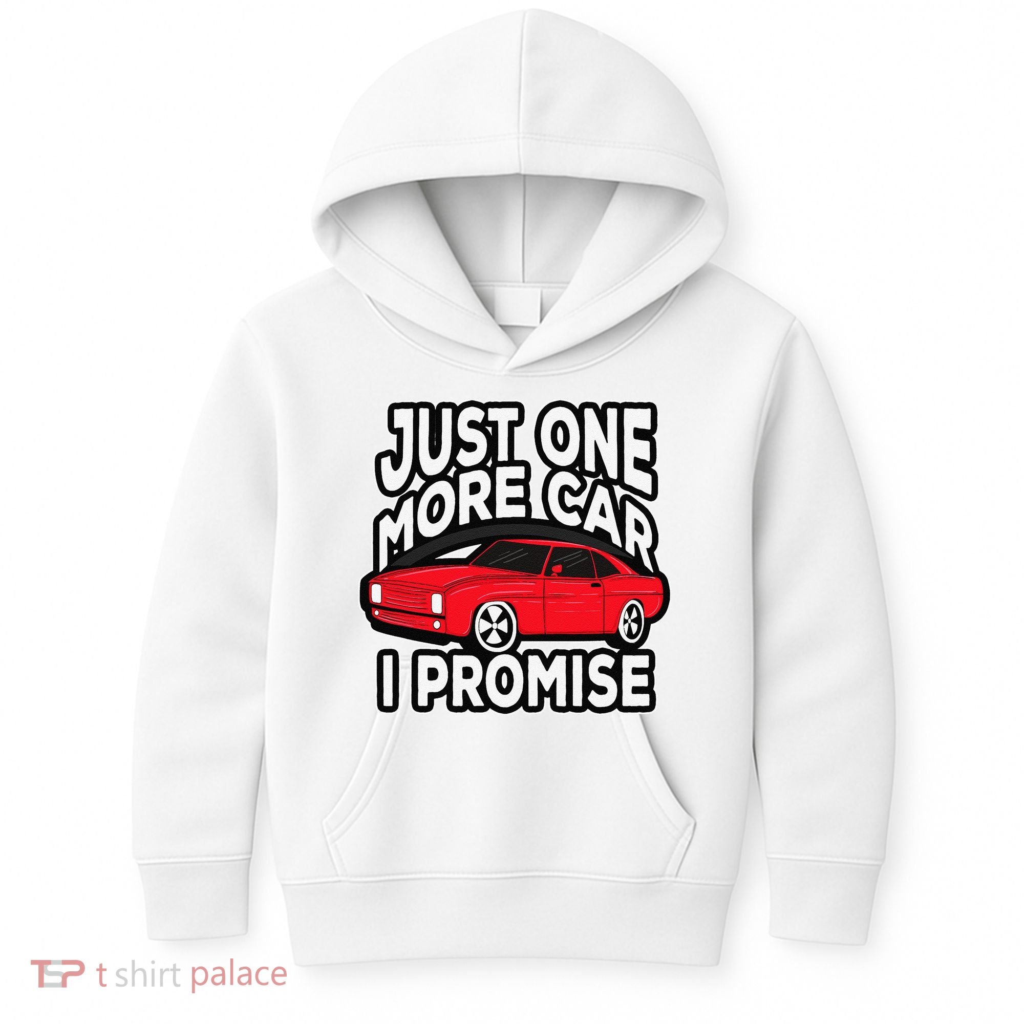 Just one more Car I promise Turbo Wheel Auto Engine Garage  Kids Hoodie