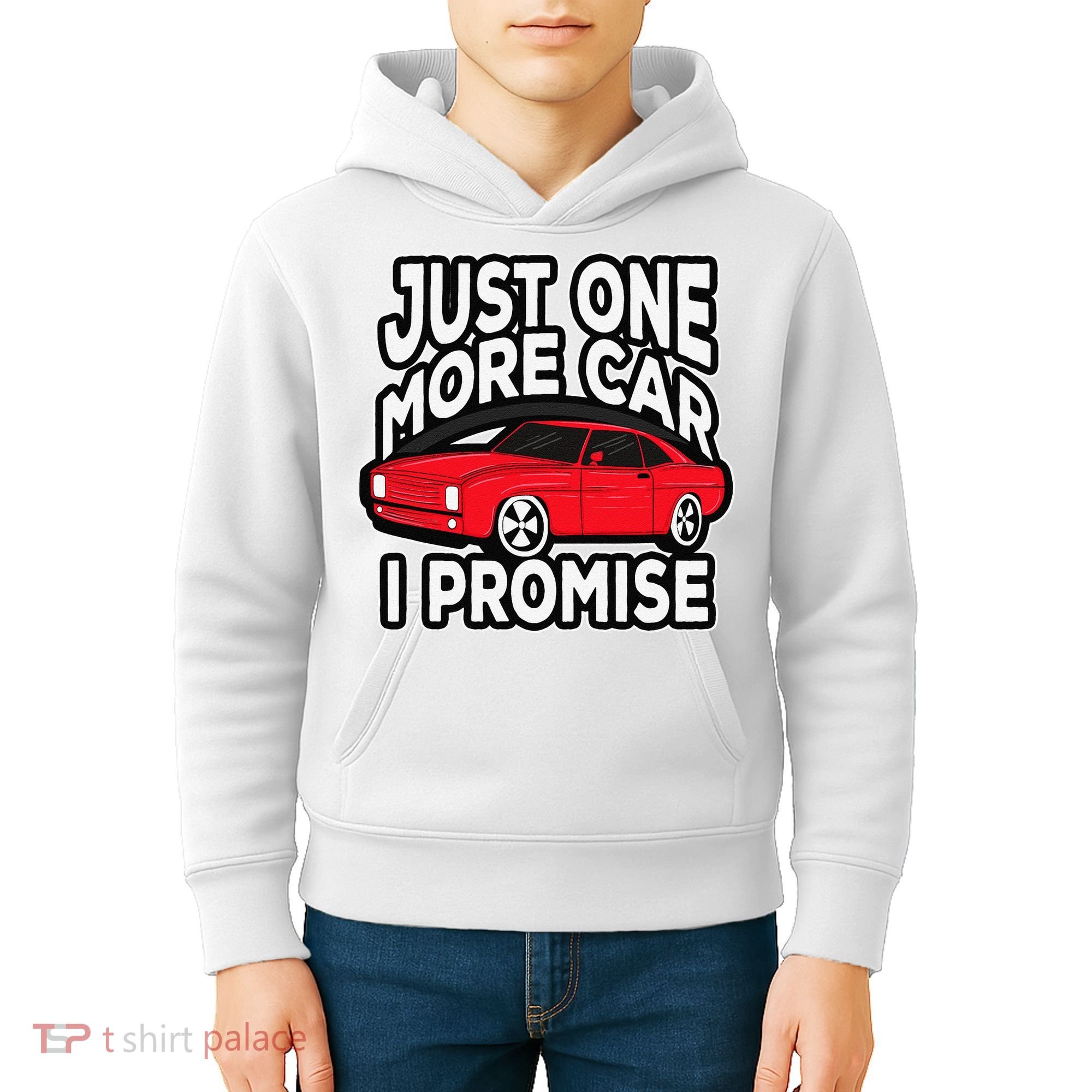 Just one more Car I promise Turbo Wheel Auto Engine Garage  Kids Hoodie
