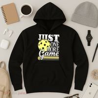 Just One More Game Pickleball Player Paddleball Hoodie thumb 3