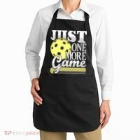 Just One More Game Pickleball Player Paddleball Apron thumb 2