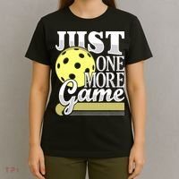 Just One More Game Pickleball Player Paddleball T-Shirt thumb 4