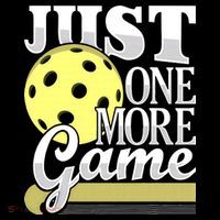 Just One More Game Pickleball Player Paddleball T-Shirt thumb 7