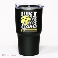 Just One More Game Pickleball Player Paddleball Tumbler thumb 0